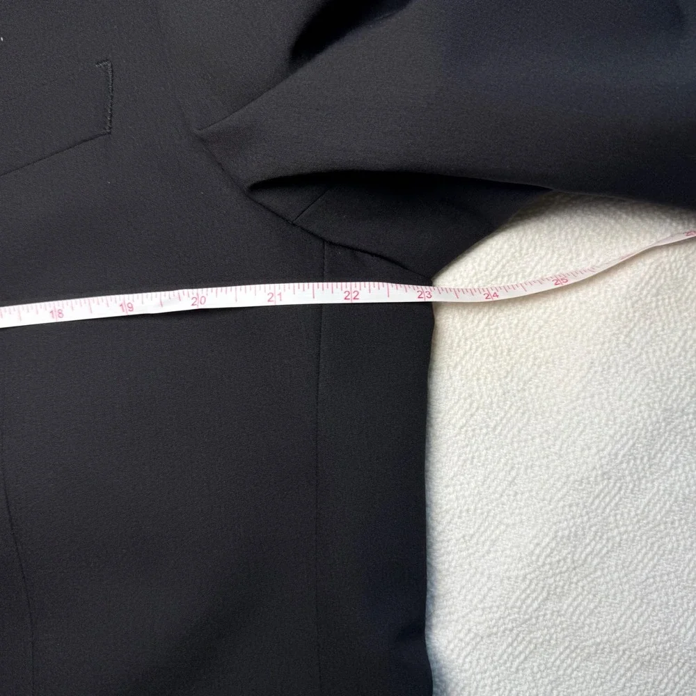 Savile Row Company London Mens Black Two Piece Wedding Suit Set